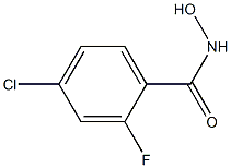 4-chloro-2-fluoro-N-hydroxybenzamide Structure