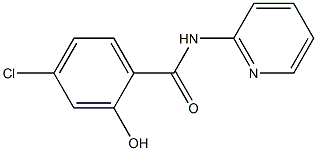 4-chloro-2-hydroxy-N-(pyridin-2-yl)benzamide 구조식 이미지