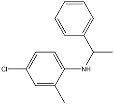 4-chloro-2-methyl-N-(1-phenylethyl)aniline 구조식 이미지