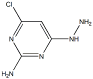 4-chloro-6-hydrazinopyrimidin-2-amine 구조식 이미지