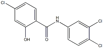 4-chloro-N-(3,4-dichlorophenyl)-2-hydroxybenzamide Structure