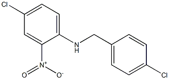 4-chloro-N-[(4-chlorophenyl)methyl]-2-nitroaniline 구조식 이미지