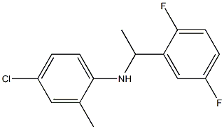 4-chloro-N-[1-(2,5-difluorophenyl)ethyl]-2-methylaniline 구조식 이미지