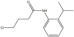 4-chloro-N-[2-(propan-2-yl)phenyl]butanamide 구조식 이미지