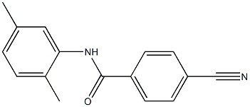 4-cyano-N-(2,5-dimethylphenyl)benzamide Structure