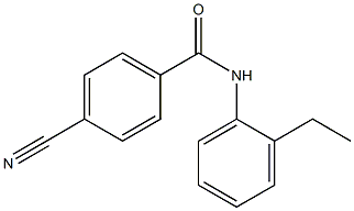 4-cyano-N-(2-ethylphenyl)benzamide Structure
