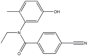 4-cyano-N-ethyl-N-(5-hydroxy-2-methylphenyl)benzamide Structure