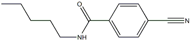 4-cyano-N-pentylbenzamide Structure