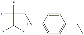 4-ethyl-N-(2,2,3,3-tetrafluoropropyl)aniline 구조식 이미지