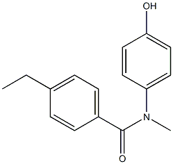 4-ethyl-N-(4-hydroxyphenyl)-N-methylbenzamide Structure