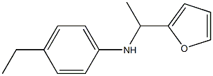 4-ethyl-N-[1-(furan-2-yl)ethyl]aniline 구조식 이미지