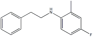 4-fluoro-2-methyl-N-(2-phenylethyl)aniline 구조식 이미지