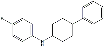 4-fluoro-N-(4-phenylcyclohexyl)aniline 구조식 이미지