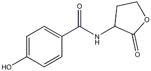 4-hydroxy-N-(2-oxooxolan-3-yl)benzamide Structure