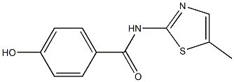 4-hydroxy-N-(5-methyl-1,3-thiazol-2-yl)benzamide Structure