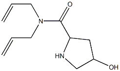 4-hydroxy-N,N-bis(prop-2-en-1-yl)pyrrolidine-2-carboxamide Structure