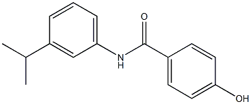 4-hydroxy-N-[3-(propan-2-yl)phenyl]benzamide Structure