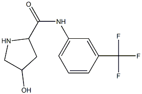 4-hydroxy-N-[3-(trifluoromethyl)phenyl]pyrrolidine-2-carboxamide Structure