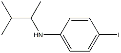 4-iodo-N-(3-methylbutan-2-yl)aniline Structure