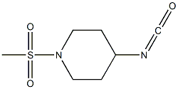 4-isocyanato-1-(methylsulfonyl)piperidine Structure