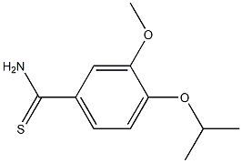 4-isopropoxy-3-methoxybenzenecarbothioamide Structure