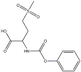 4-methanesulfonyl-2-[(phenoxycarbonyl)amino]butanoic acid Structure