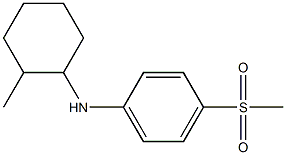 4-methanesulfonyl-N-(2-methylcyclohexyl)aniline Structure