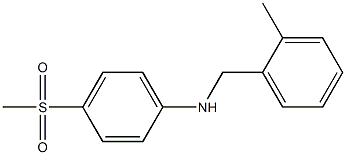 4-methanesulfonyl-N-[(2-methylphenyl)methyl]aniline 구조식 이미지