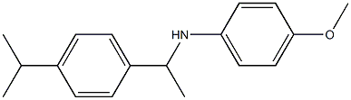 4-methoxy-N-{1-[4-(propan-2-yl)phenyl]ethyl}aniline 구조식 이미지