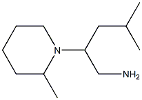 4-methyl-2-(2-methylpiperidin-1-yl)pentan-1-amine 구조식 이미지