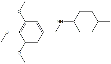 4-methyl-N-[(3,4,5-trimethoxyphenyl)methyl]cyclohexan-1-amine Structure