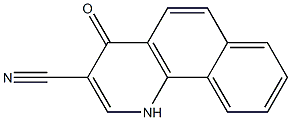 4-oxo-1,4-dihydrobenzo[h]quinoline-3-carbonitrile Structure