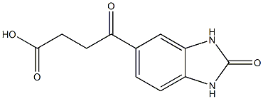 4-oxo-4-(2-oxo-2,3-dihydro-1H-1,3-benzodiazol-5-yl)butanoic acid Structure