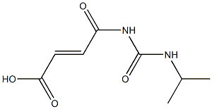 4-oxo-4-[(propan-2-ylcarbamoyl)amino]but-2-enoic acid 구조식 이미지