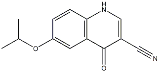 4-oxo-6-(propan-2-yloxy)-1,4-dihydroquinoline-3-carbonitrile Structure