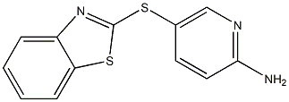 5-(1,3-benzothiazol-2-ylsulfanyl)pyridin-2-amine 구조식 이미지