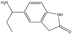 5-(1-aminopropyl)-2,3-dihydro-1H-indol-2-one 구조식 이미지