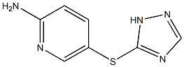 5-(1H-1,2,4-triazol-5-ylsulfanyl)pyridin-2-amine 구조식 이미지