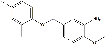 5-(2,4-dimethylphenoxymethyl)-2-methoxyaniline 구조식 이미지