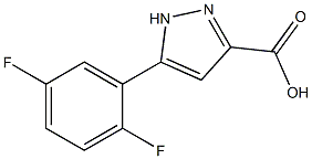 5-(2,5-difluorophenyl)-1H-pyrazole-3-carboxylic acid Structure