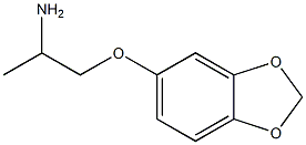 5-(2-aminopropoxy)-2H-1,3-benzodioxole 구조식 이미지