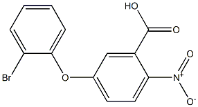 5-(2-bromophenoxy)-2-nitrobenzoic acid Structure