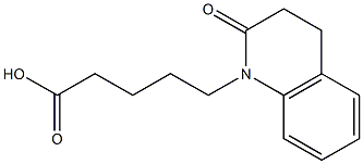 5-(2-oxo-1,2,3,4-tetrahydroquinolin-1-yl)pentanoic acid 구조식 이미지