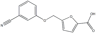 5-(3-cyanophenoxymethyl)furan-2-carboxylic acid Structure