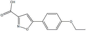 5-(4-ethoxyphenyl)isoxazole-3-carboxylic acid 구조식 이미지