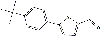 5-(4-tert-butylphenyl)thiophene-2-carbaldehyde Structure