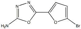 5-(5-bromofuran-2-yl)-1,3,4-oxadiazol-2-amine Structure