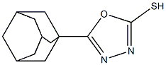 5-(adamantan-1-yl)-1,3,4-oxadiazole-2-thiol Structure