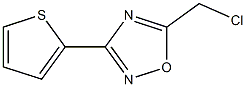 5-(chloromethyl)-3-(thiophen-2-yl)-1,2,4-oxadiazole Structure