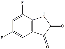 5,7-difluoro-1H-indole-2,3-dione Structure